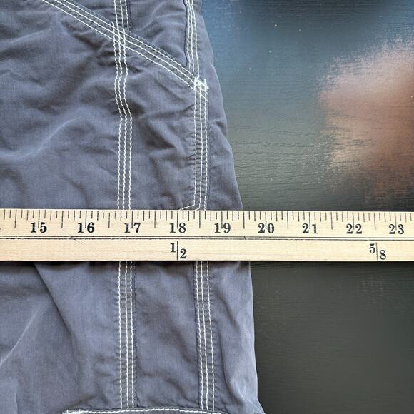 Prana Pants 6 Women Y2K Hiking Cargo Capri Gray Mid Rise Skater Grunge Casual - Picture 10 of 14